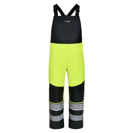 Regnbukse Stord PU Bib KL.2 Gul/Svart 1 Regnbukse Stord PU Bib KL.2 Gul/Svart