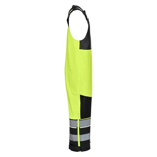 Regnbukse Stord PU Bib KL.2 Gul/Svart 3 Regnbukse Stord PU Bib KL.2 Gul/Svart - Bilde 3
