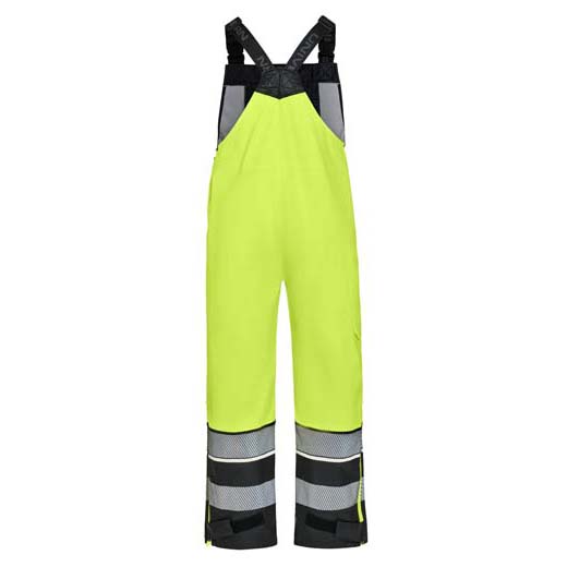 Regnbukse Stord PU Bib KL.2 Gul/Svart 2 Regnbukse Stord PU Bib KL.2 Gul/Svart - Bilde 2