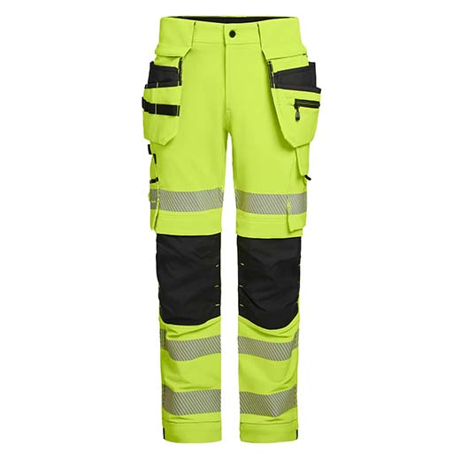 Elevate Håndverksbukse KL2, Gul/Svart 1 Elevate Håndverksbukse KL2, Gul/Svart