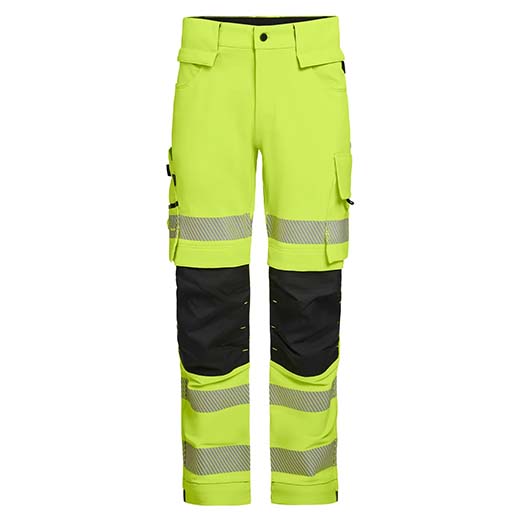 Elevate Håndverksbukse KL2, Gul/Svart 5 Elevate Håndverksbukse KL2, Gul/Svart - Bilde 5